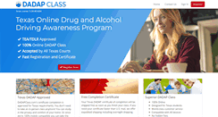 Desktop Screenshot of dadapclass.com